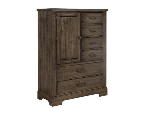 Cool Rustic Standing Chest - 6 Drawers with 1 Door
